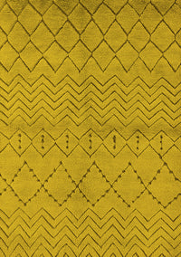 Oriental Yellow Industrial Rug, urb588yw