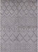 Mid-Century Modern Dark Gray Oriental Rug, urb588