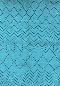 Oriental Light Blue Industrial Rug, urb588lblu