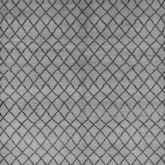 Square Machine Washable Oriental Gray Industrial Rug, wshurb589gry