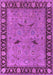 Machine Washable Oriental Purple Industrial Area Rugs, wshurb590pur