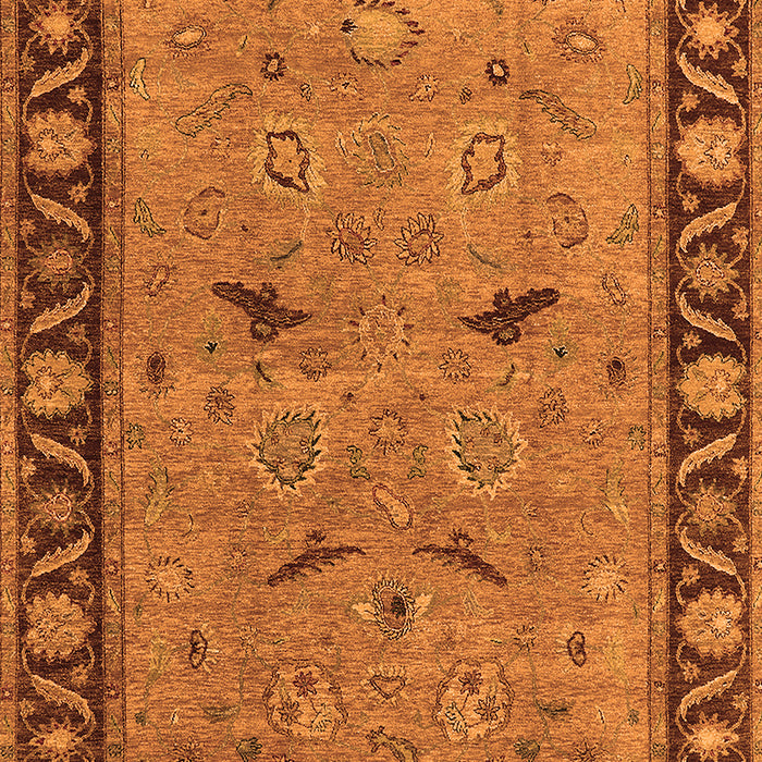 Machine Washable Oriental Orange Industrial Area Rugs, wshurb590org