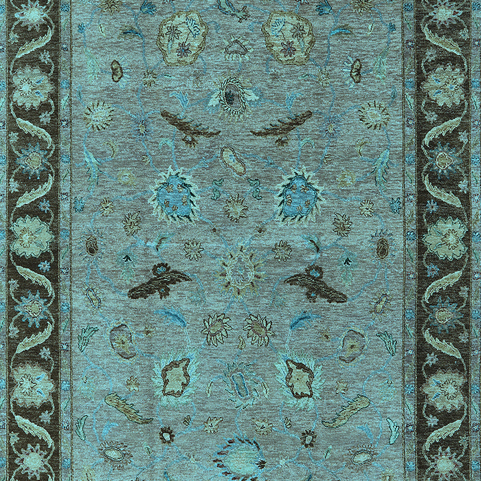 Oriental Light Blue Industrial Rug, urb590lblu