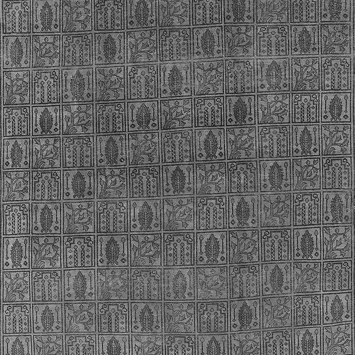 Machine Washable Oriental Gray Industrial Rug, wshurb591gry