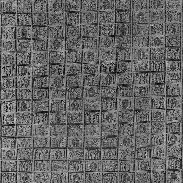 Square Oriental Gray Industrial Rug, urb591gry