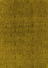 Oriental Yellow Industrial Rug, urb591yw