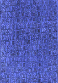 Oriental Blue Industrial Rug, urb591blu