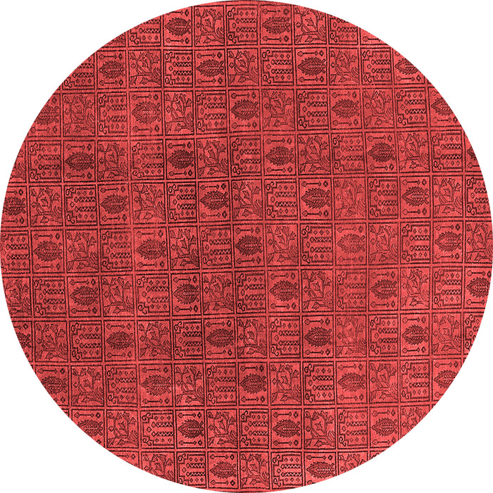 Machine Washable Oriental Red Industrial Rug, wshurb591red