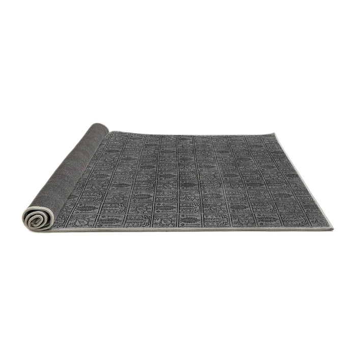 Sideview of Oriental Gray Industrial Rug, urb591gry