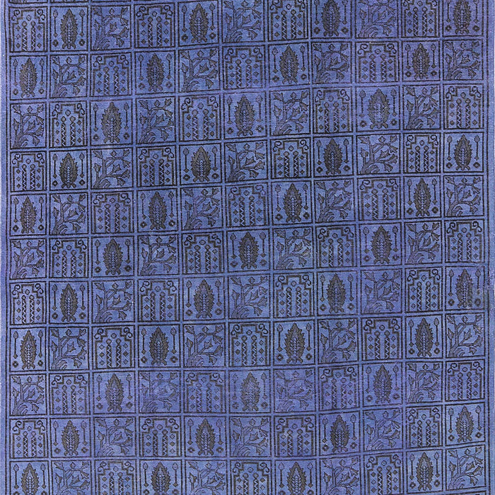Mid-Century Modern Purple Oriental Rug, urb591