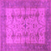 Square Oriental Pink Industrial Rug, urb593pnk