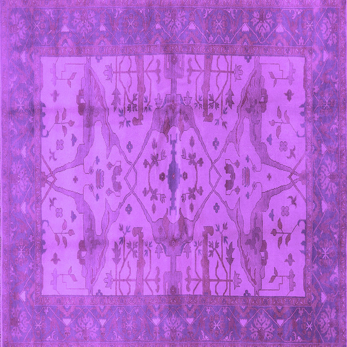 Square Oriental Purple Industrial Rug, urb593pur