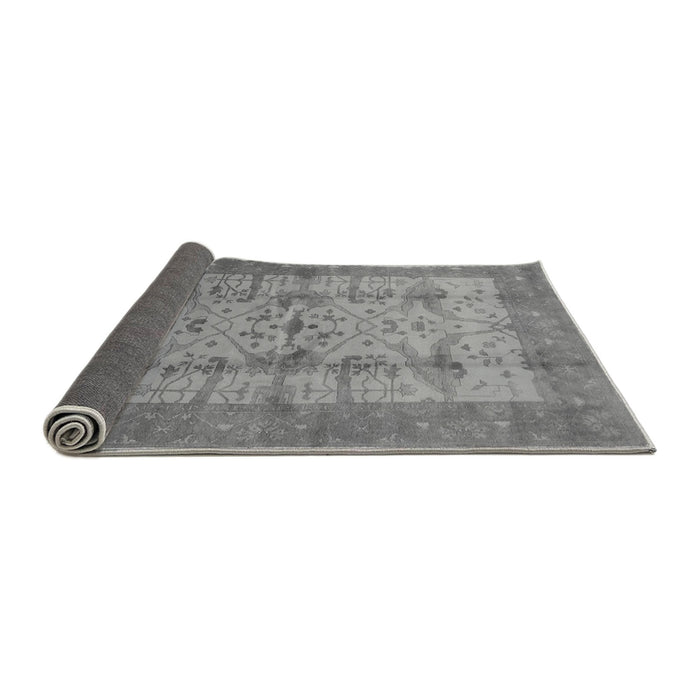 Sideview of Oriental Gray Industrial Rug, urb593gry