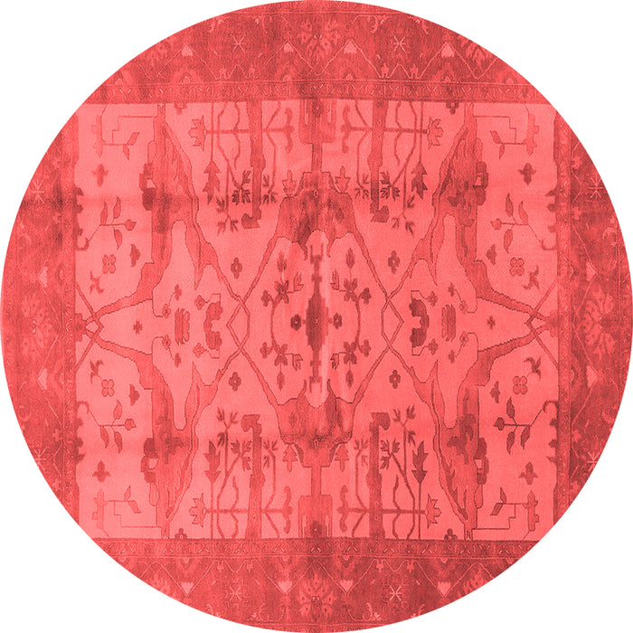 Machine Washable Oriental Red Industrial Rug, wshurb593red
