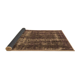 Sideview of Persian Brown Bohemian Rug, urb594brn