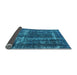 Sideview of Persian Light Blue Bohemian Rug, urb594lblu