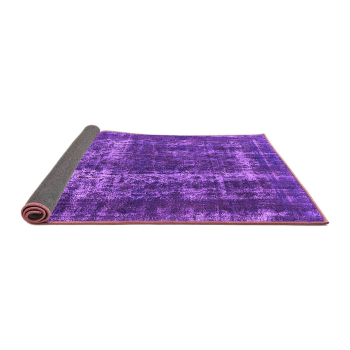 Sideview of Persian Purple Bohemian Rug, urb594pur