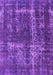 Machine Washable Persian Purple Bohemian Area Rugs, wshurb594pur