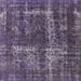 Square Mid-Century Modern Purple Persian Rug, urb594