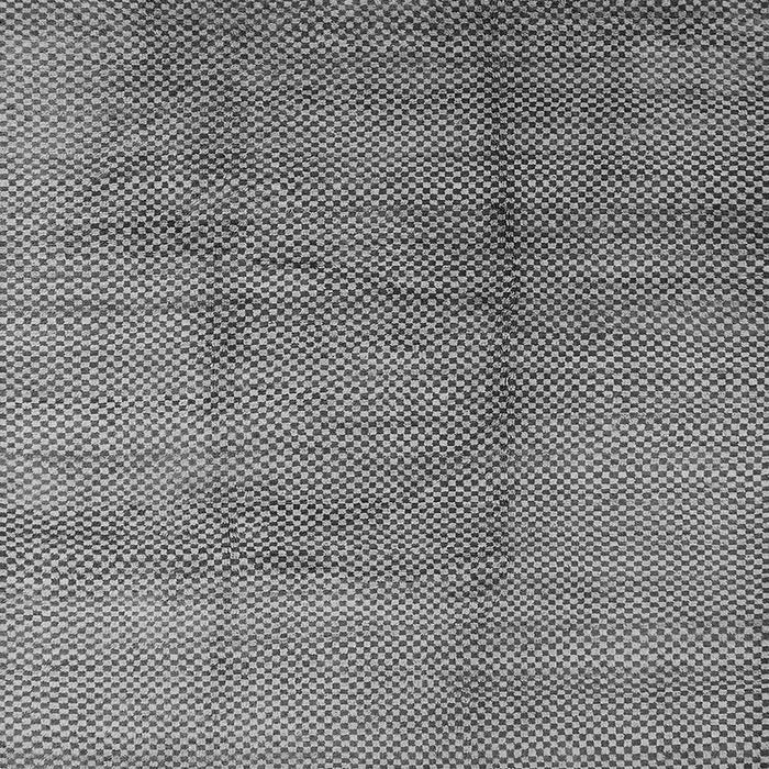 Square Machine Washable Solid Gray Modern Rug, wshurb595gry