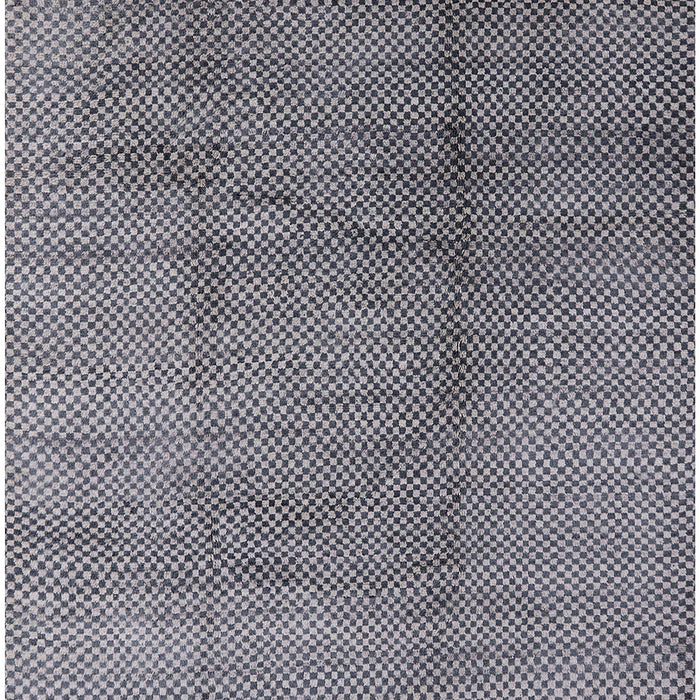 Mid-Century Modern Blue Moss Green Solid Rug, urb595