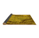 Sideview of Oriental Yellow Industrial Rug, urb596yw