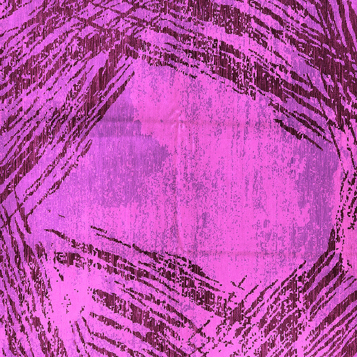 Square Oriental Pink Industrial Rug, urb596pnk