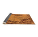 Sideview of Oriental Orange Industrial Rug, urb596org