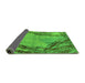 Sideview of Oriental Green Industrial Rug, urb596grn