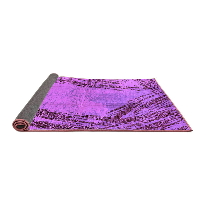 Sideview of Oriental Purple Industrial Rug, urb596pur