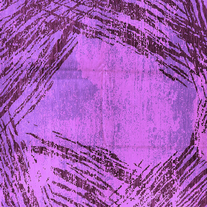 Square Oriental Purple Industrial Rug, urb596pur