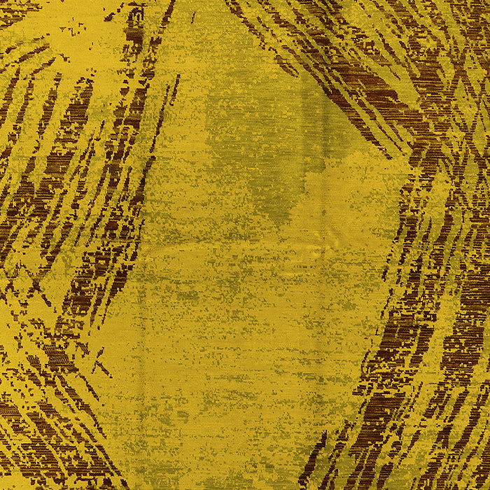 Oriental Yellow Industrial Rug, urb596yw