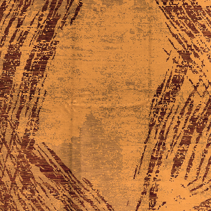 Machine Washable Oriental Orange Industrial Area Rugs, wshurb596org