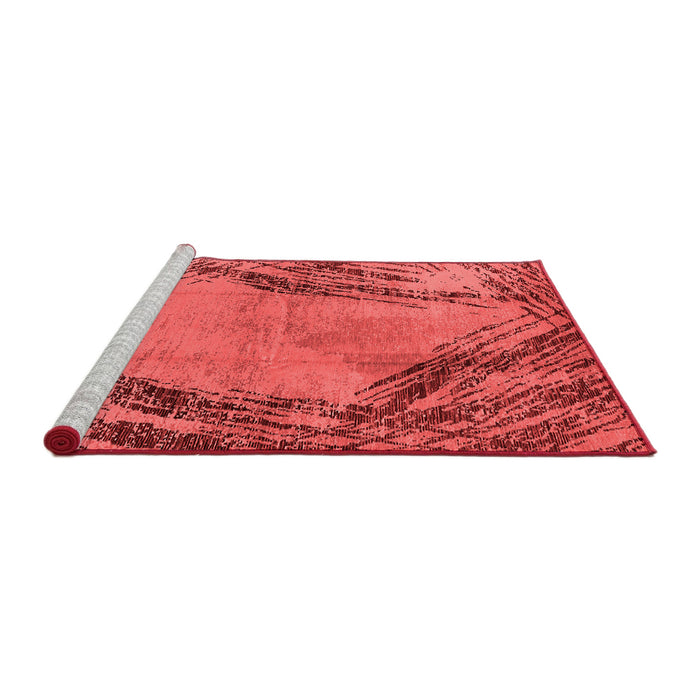 Industrial Red Washable Rugs