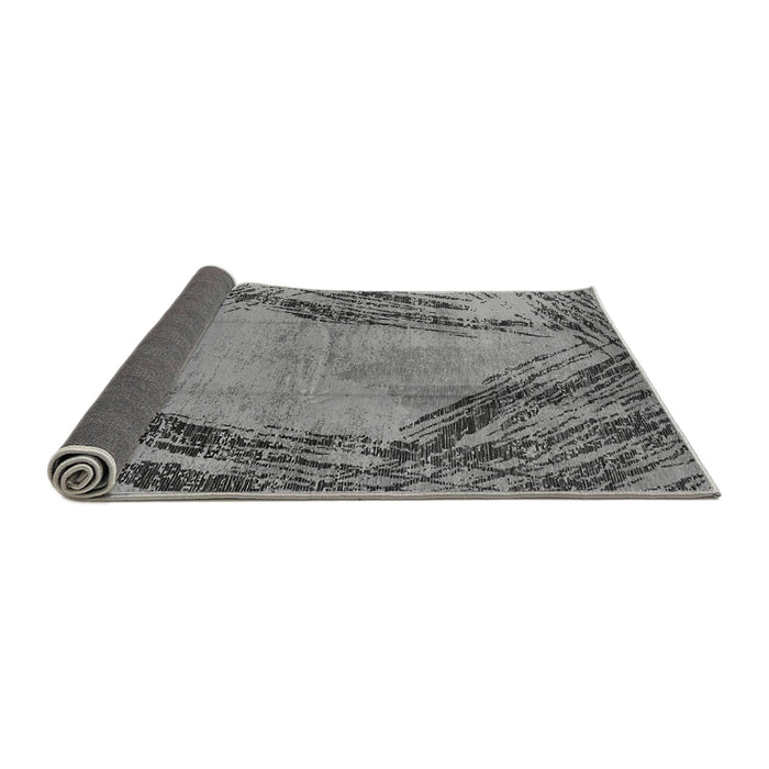 Sideview of Oriental Gray Industrial Rug, urb596gry