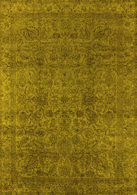 Oriental Yellow Industrial Rug, urb597yw