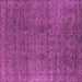 Square Oriental Purple Industrial Rug, urb597pur