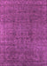 Machine Washable Oriental Purple Industrial Area Rugs, wshurb597pur