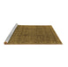 Sideview of Machine Washable Oriental Brown Industrial Rug, wshurb597brn