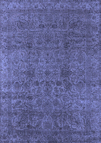 Oriental Blue Industrial Rug, urb597blu