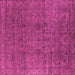 Square Oriental Pink Industrial Rug, urb597pnk