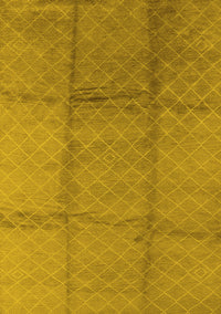 Solid Yellow Modern Rug, urb598yw