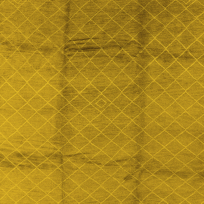 Solid Yellow Modern Rug, urb598yw