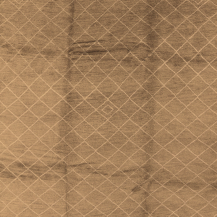 Solid Brown Modern Rug, urb598brn