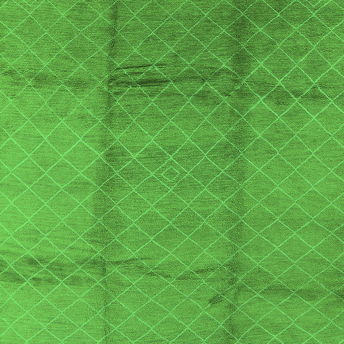 Machine Washable Solid Green Modern Area Rugs, wshurb598grn