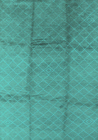 Solid Turquoise Modern Rug, urb598turq