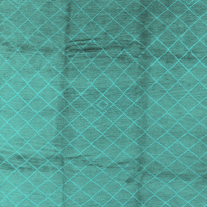 Solid Turquoise Modern Rug, urb598turq