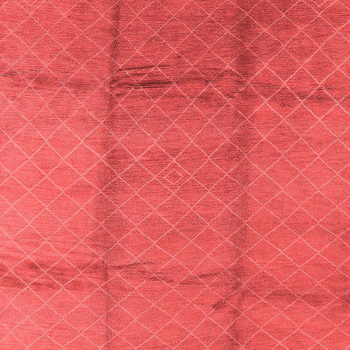 Machine Washable Solid Red Modern Rug, wshurb598red