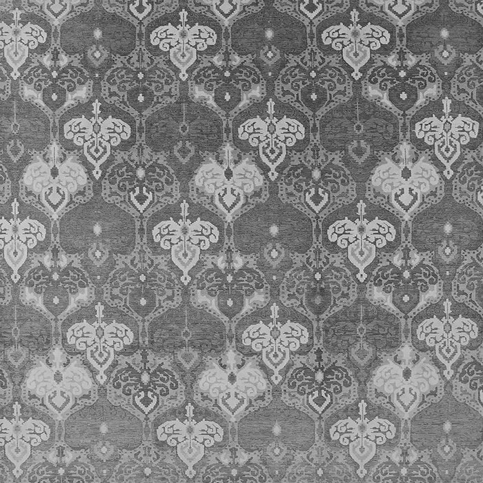 Square Oriental Gray Industrial Rug, urb599gry