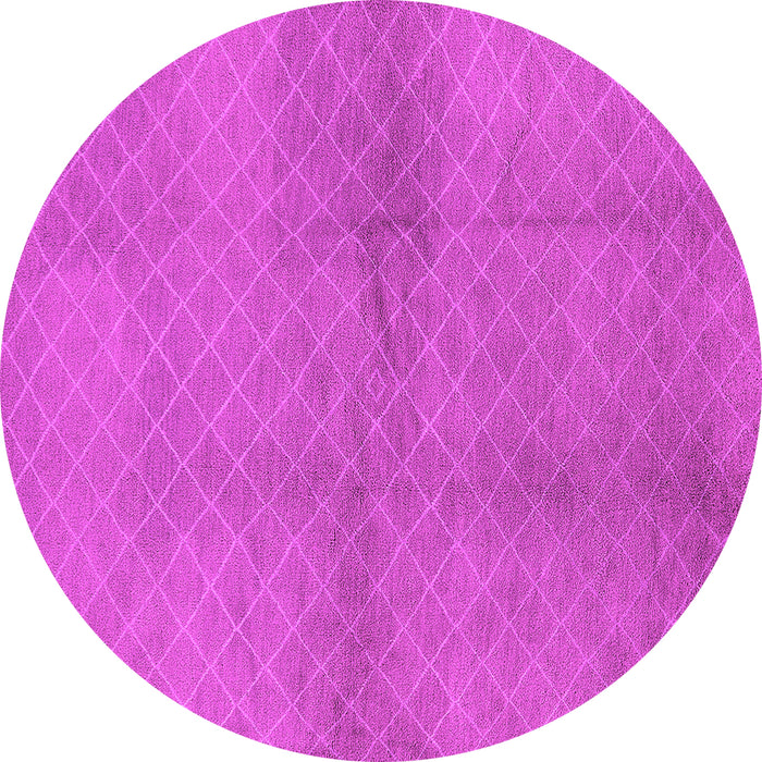 Round Solid Pink Modern Rug, urb600pnk